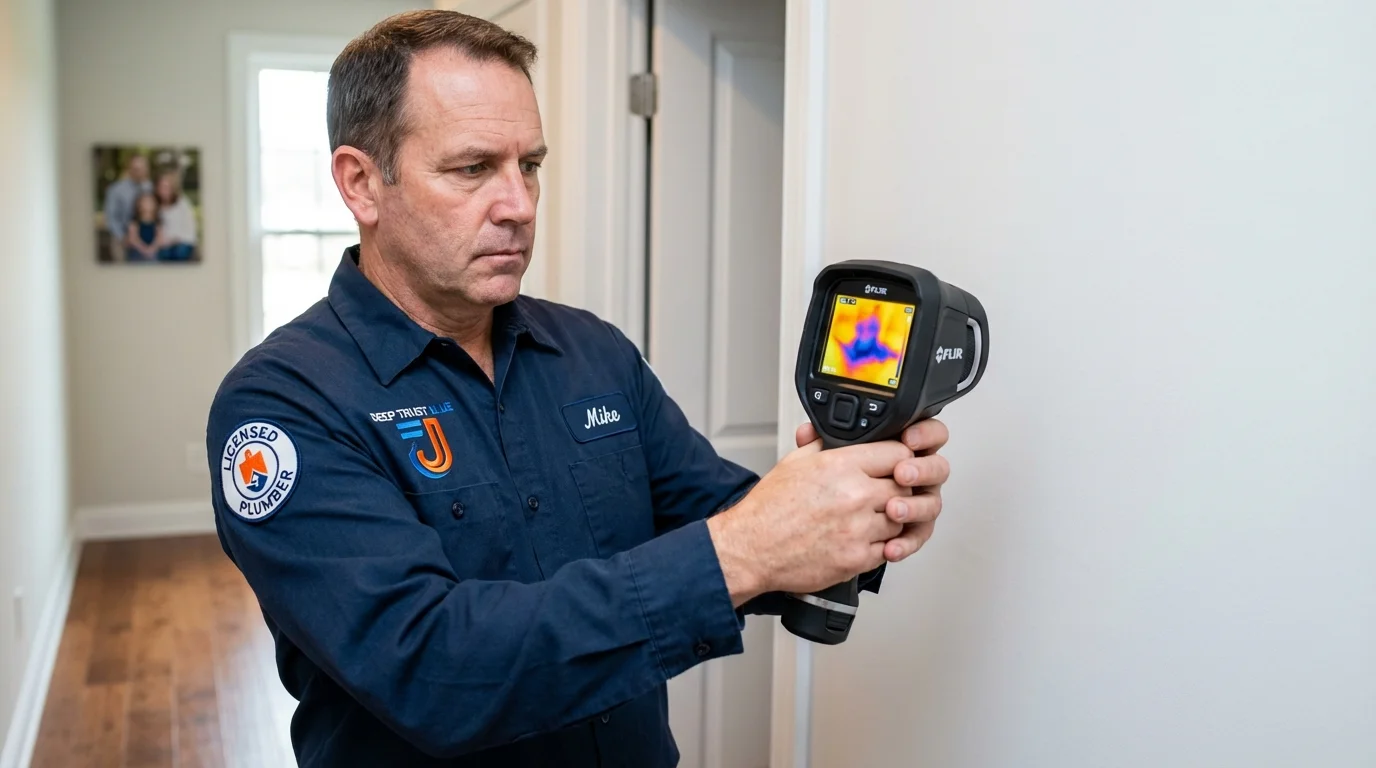 Thermal imaging leak detection by Johns Plumbing LLC in Safety Harbor